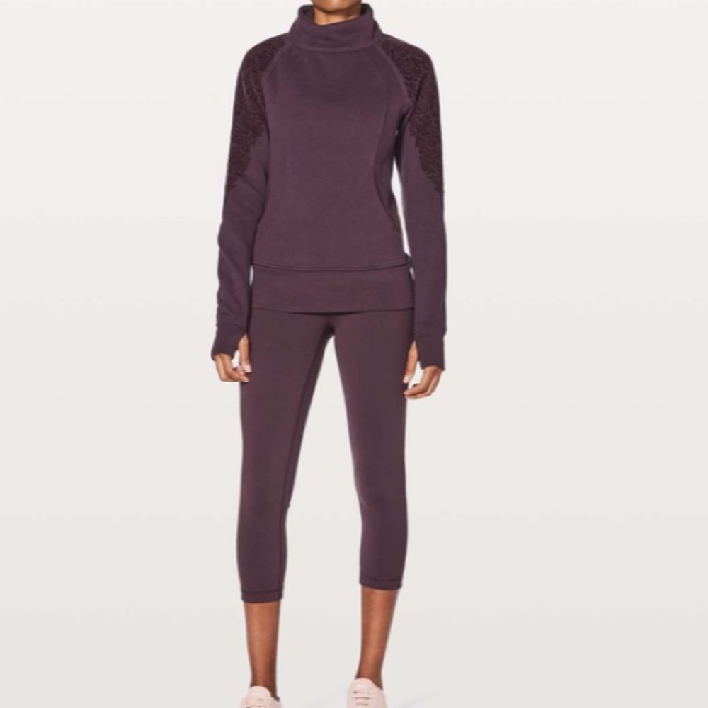 Lululemon Sweatshirt Floral Flock Pullover